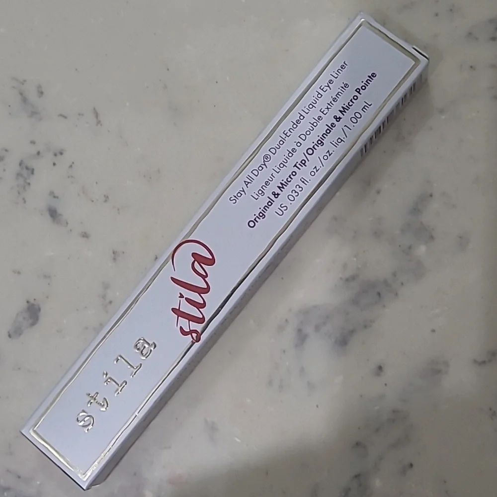 MAI TAI and INTENSE BLACK NIB Stila Stay All Day Dual Ended Liquid Eyeliner